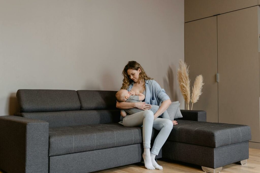 a breastfeeding mother